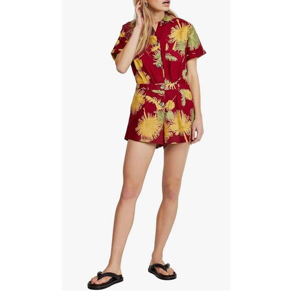 Free People Malibu Coveralls Jumpsuit Size XS - Picture 1 of 7